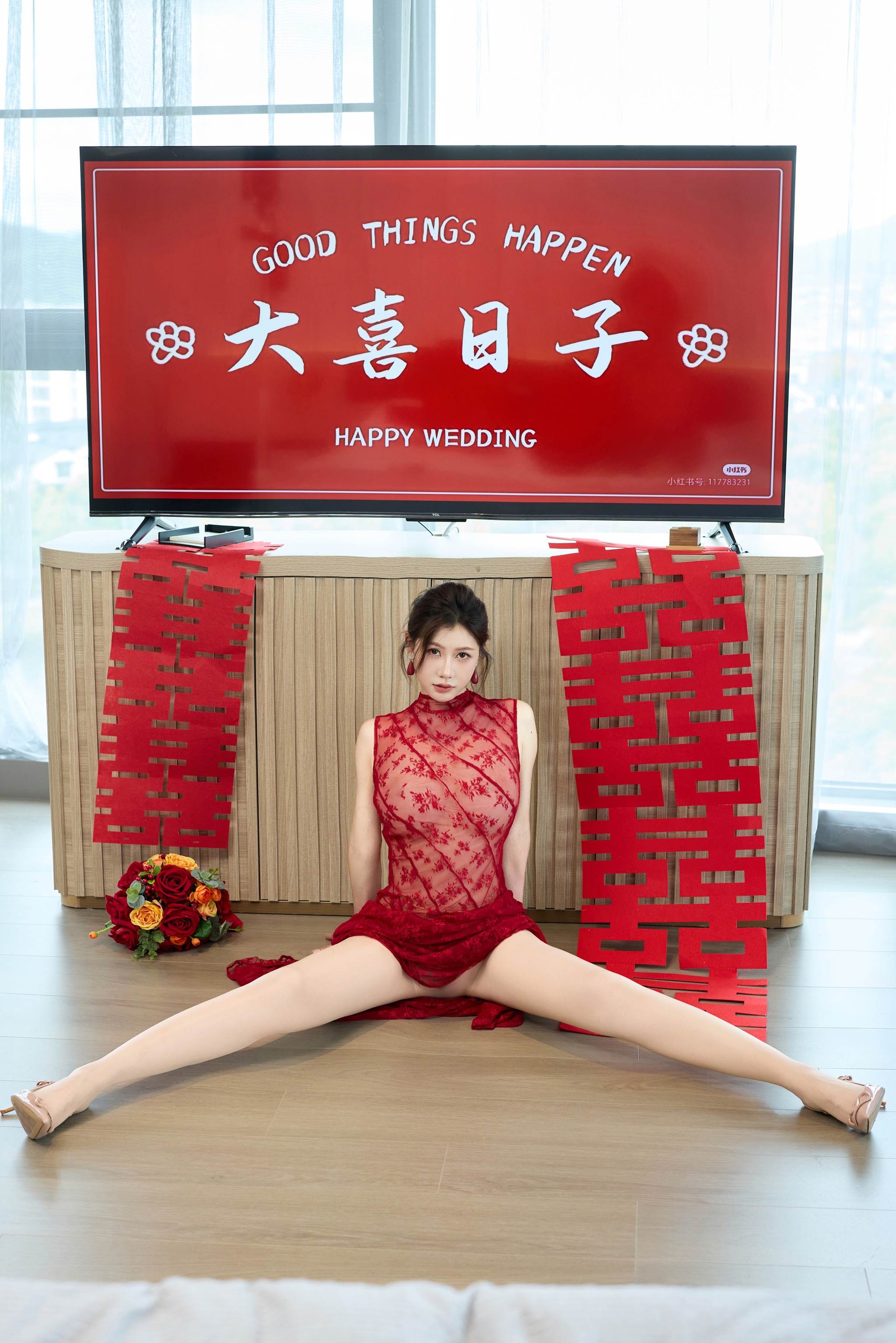 尹甜甜 - NO.011 内购无水印 出嫁新娘晨袍[85P]-XikXak